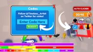 Redeem codes in Super Hero Race Clicker (Image via Roblox || Sportskeeda)